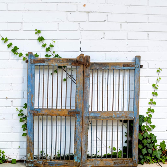 Pair of Vintage Indian Garden Dog Gates