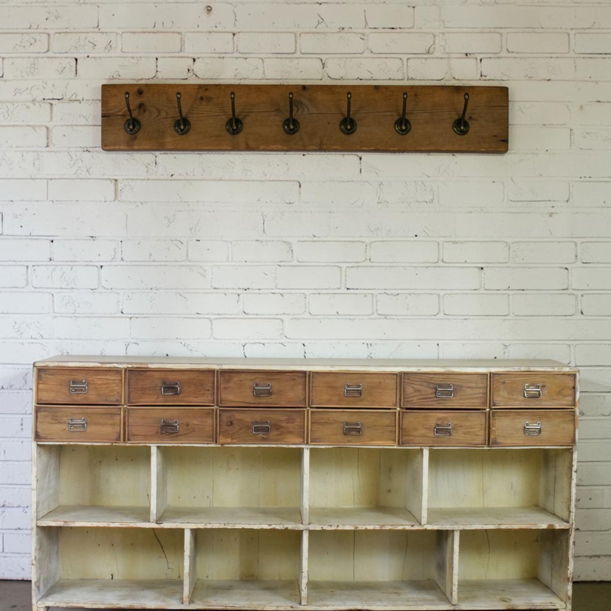 Large Pine Drawers Sideboard Cupboard Cabinet