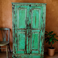 Vintage Wooden Rustic Fitted Interior Cupboard Cabinet