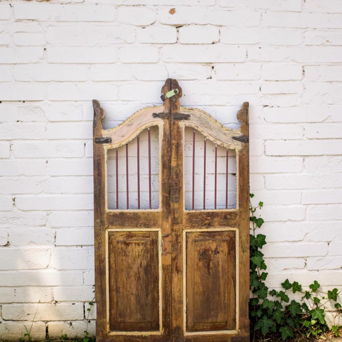 Pair of Vintage Indian Garden Dog Gates