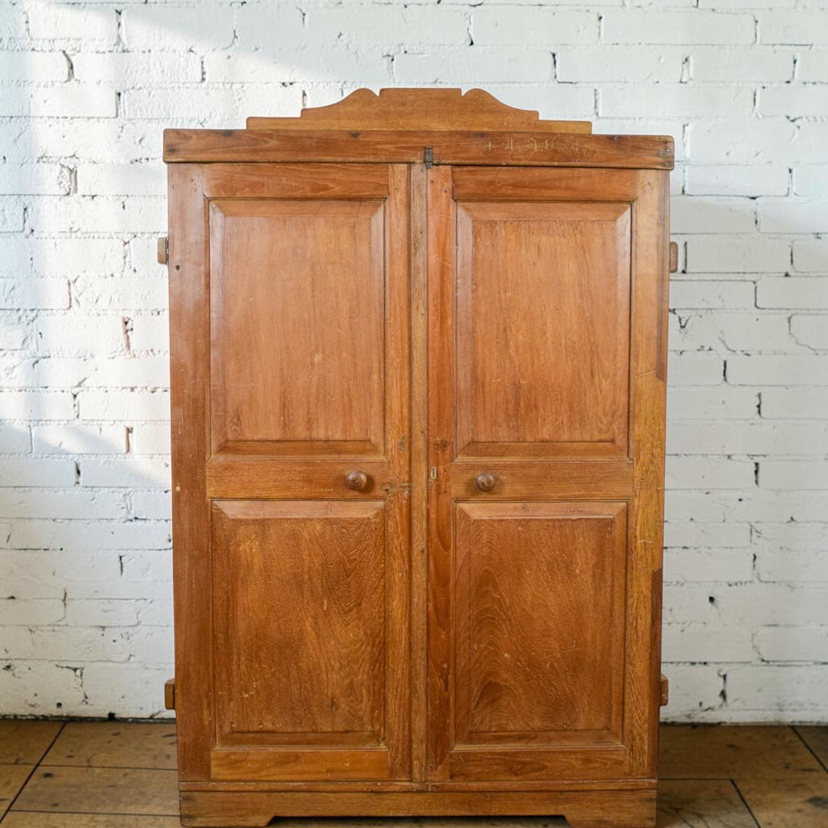 Vintage Rustic Wooden Cupboard Cabinet