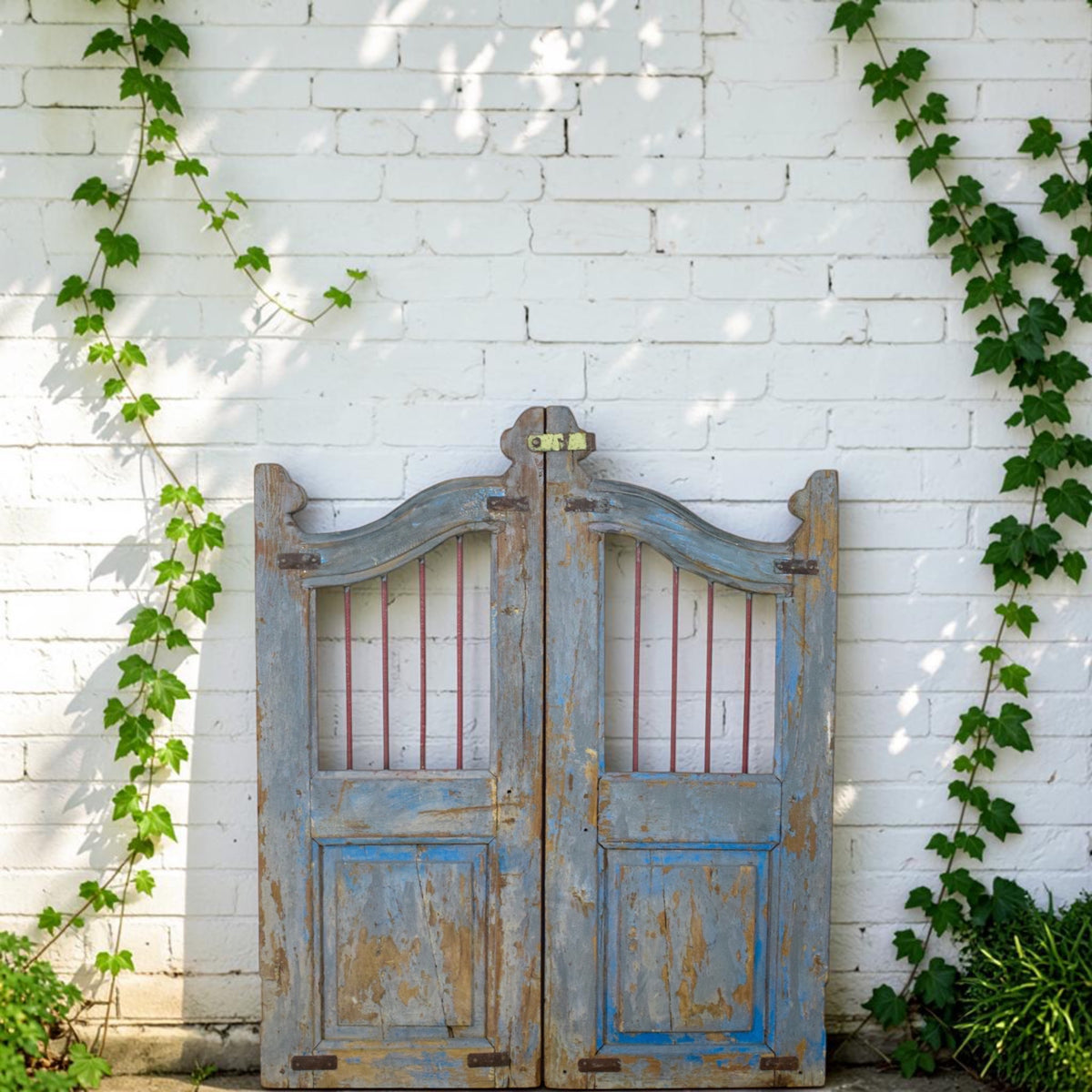 Pair of Vintage Indian Garden Dog Gates