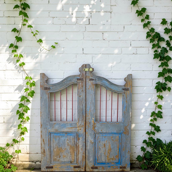 Pair of Vintage Indian Garden Dog Gates