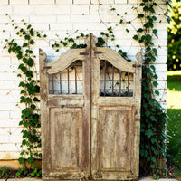 Pair of Vintage Indian Garden Dog Gates