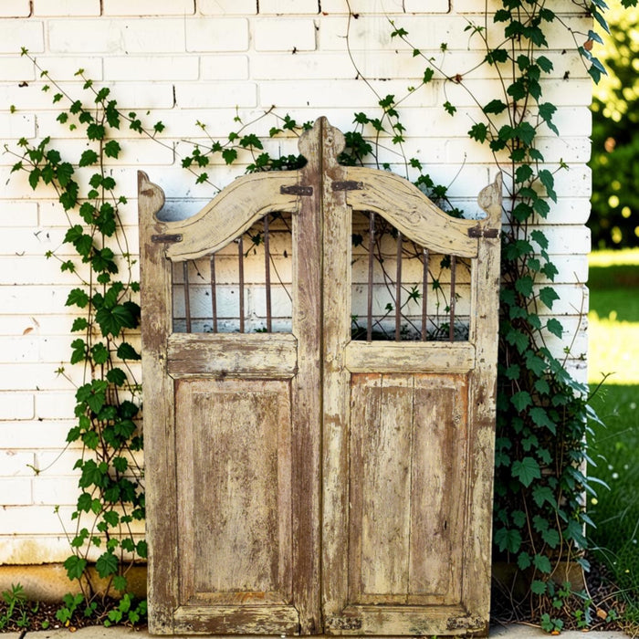 Pair of Vintage Indian Garden Dog Gates
