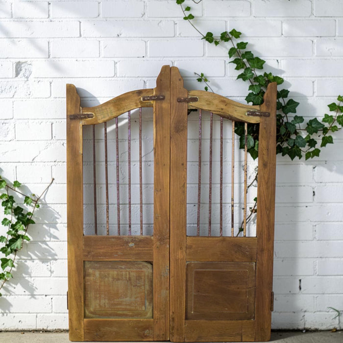 Pair of Vintage Indian Garden Dog Gates