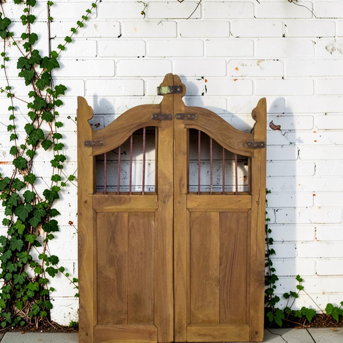 Pair of Vintage Indian Garden Dog Gates