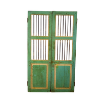 Pair of Antique Vintage Indian Doors Shutters